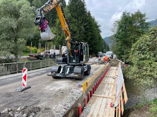 Arbeiten auf der B 96 haben begonnen © Land Steiermark/ A16