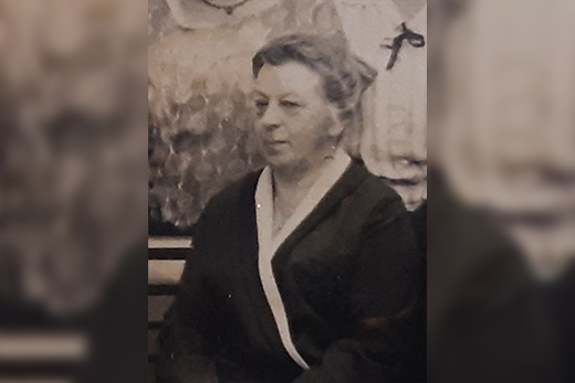 Historisches Foto einer Frau © Schulchronik VS Unzmarkt/Land Steiermark