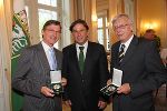 Bildtext (von links): Dr. Gilbert Frizberg, LH Mag. Franz Voves und Dr. Heinz Schille.   © Foto Frankl