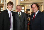 von links: Alexander Grabner, Landesschulratspräsident Mag. Wolfgang Erlitz und Landeshauptmann Mag.Franz Voves. © Foto Stuhlhofer/Wolf 