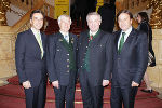 Bgm. Siegfried Nagl, Landesobmann Horst Wiedenhofer, LH-Stv. Schützenhöfer und LH Voves beim Empfang im Grazer Opernhaus © Erhard Mariacher