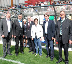 Sie eröffneten gemeinsam das neue Sportstadion in Pachern bei Graz; Foto bei Quellenangabe honorarfrei 