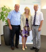 LH-Stv. Siegfried Schrittwieser, LRin Elisabeth Grossmann und AMS-Chef Karl Heinz Snobe (v. l.) präsentierten das neue Angebot für Jugendliche
