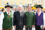 Landesobmann Horst Wiedenhofer, LH-Stv. Hermann Schützenhöfer, LH Franz Voves, Landesobmann-Stellvertreter Oskar Bernhart (v. l.)