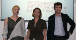 Charlotte Pöchhacker, Bettina Vollath und Alexander Kada präsentierten gemeinsam das Projekt "Longing for ..."