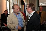 Schriftsteller Dževad Karahasan und Landesrat Christian Buchmann