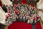 Alle Gold-Absolventen bei der Gala in der Alten Universität © Fotos: Fischer; bei Quellenangabe honorarfrei