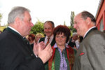 1. LH-Stv. Hermann Schützenhöfer, Vizebürgermeister Willi Weberhofer, Bürgermeisterin Gerlinde Schneider und Johann Hofer (v. l.) © Foto: Walter Schneider; bei Quellenangabe honorarfrei