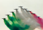 Die weltberühmten "Frecce Tricolori" kommen auch zur AIRPOWER11.