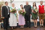 Blumenstraßenobmann Karl Weber, Silvia Markfelder, Jutta Hirzabauer (Blumenkönigin), LH Stv. Hermann Schützenhöfer, Kordula Grübl, Bürgermeister Herbert Hofer (v. l.)