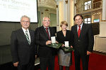 Stv. Landtagspräsident Franz Majcen, Edwin Benko, Katharina Purtscher-Penz und Landeshauptmann Franz Voves (v.l.)  ©      