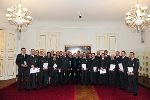 Gruppenbild der frischgebackenen Rot-Kreuz-Offiziere