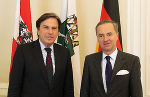 LH Franz Voves mit dem deutschen Botschafter Hans-Henning Horst Blomeyer-Bartenstein