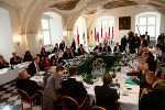 Im Refektorium des Schlosses Stainz fand die Konferenz der Landeshauptleute gemeinsam mit den Landesamtsdirektoren statt.