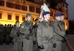 Rund 500 Soldaten wurden gestern Abend im Schloss Eggenberg feierlich angelobt.