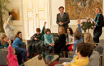 Fragestunde an den Landeshauptmann in seinem Büro in der Grazer Burg © steiermark.at / Leiss