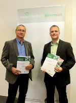 Martin Mayer und Josef Holzer (r.) vom Referat für Statistik © Foto: steiermark.at/Leiss; bei Quellenangabe honorarfrei