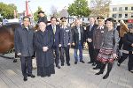 Zahlreiche Ehrengäste folgten der Einladung der Berufsfeuerwehr Graz: Bgm. Siegfried Nagl, Altbischof Johann Weber, LH Franz Voves, Branddirektor a. D. Otto Meisenberger, Lend-Bezirksvorsteher Wolfgang Krainer, Günter Fürntratt (Abt. Katastrophenschutz und Feuerwehr Stadt Graz), Landesbranddirektor-Stv. Gerhard Pötsch sowie Bgm.-Stv. Martina Schröck (v. l.)