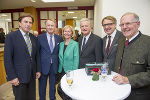 LH Voves, Präsident Pildner-Steinburg, Gertrud Tippl, Präsident Rotschädl sowie die Präsidenten Herk und Wlodkowski (v.l.)