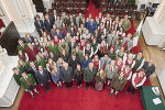 Gruppenfoto aller Gold-Gewinner mit LH-Stv. Schützenhöfer © steiermark.at (Foto Fischer); bei Quellenangabe honorarfrei