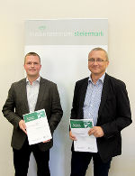 Josef Holzer und Martin Mayer, Leiter der Landesstatistik, v.l.