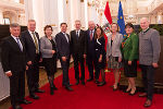 Mitglieder der steirischen Landesregierung und des Landtages Steiermark mit Bundespräsident Van der Bellen