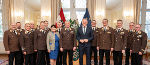 Neujahrsempfang für Einsatzorganisationen im Weißen Saal der Grazer Burg: LH Mario Kunasek und LH-Stv. Manuela Khom hießen eine große Delegation der steirischen Feuerwehren willkommen. 